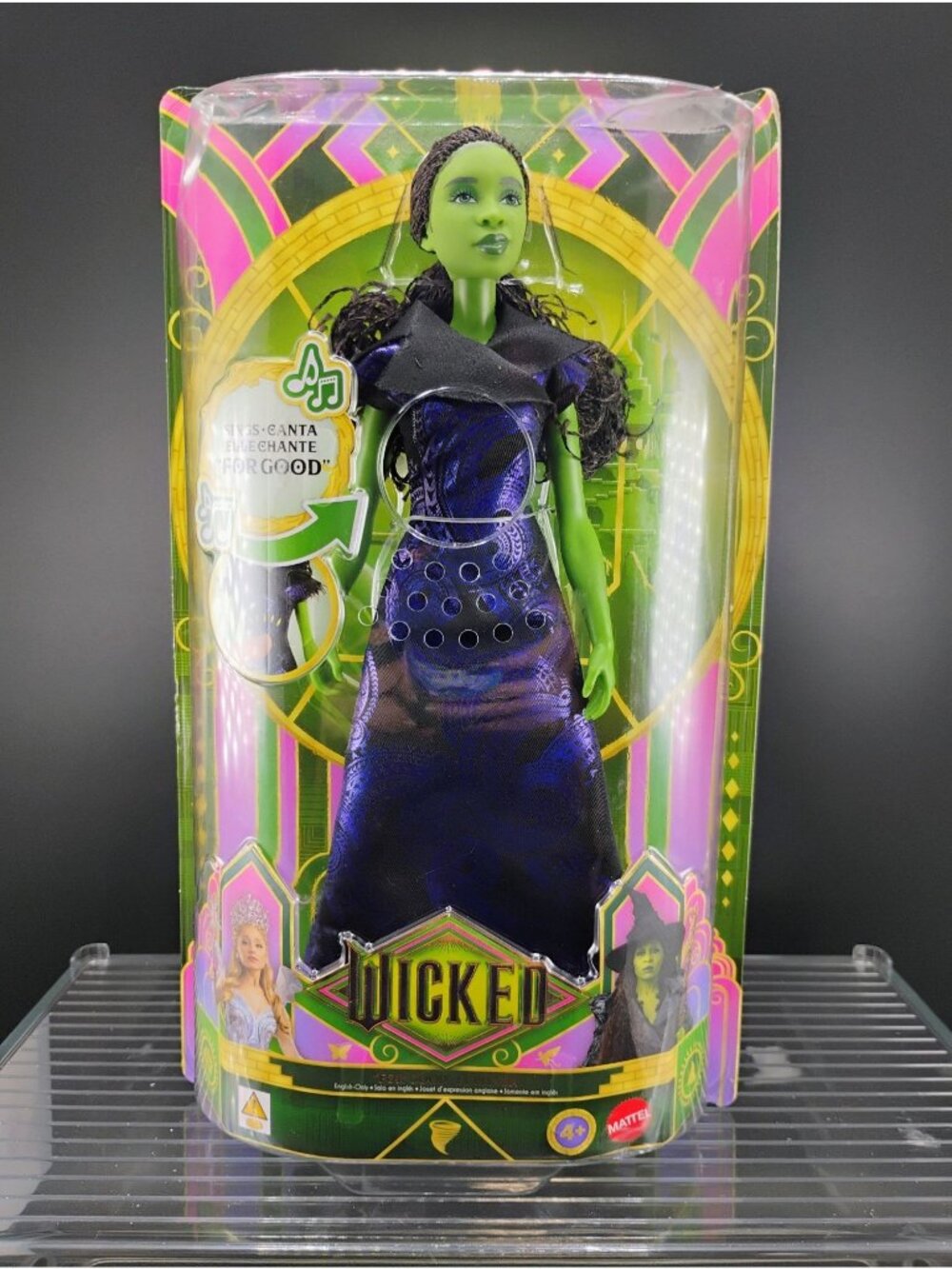 Mattel Wicked Elphaba Doll "For Good" Singing New Sealed Age 4+ Collectible